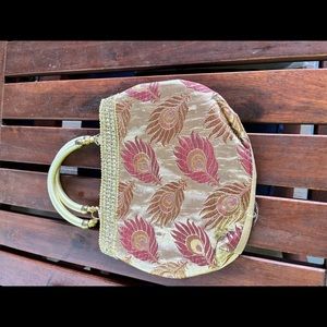 Gold color purse